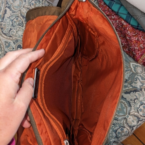 TUMI Brown Large Satchel Computer Comuter Bag - Picture 4 of 7